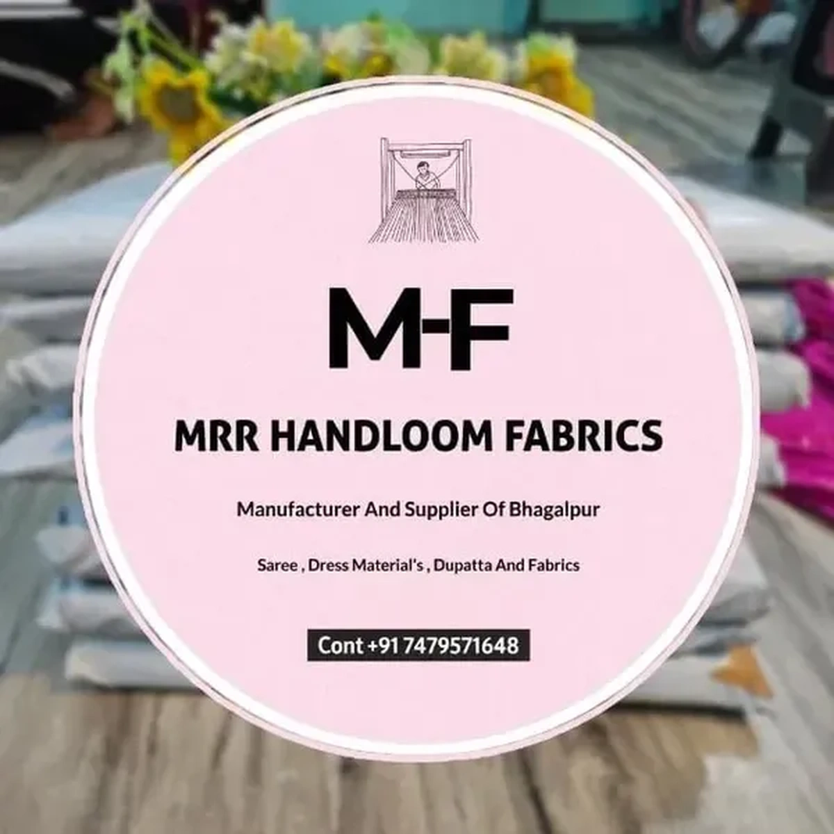 MRR Handloom Fabrics Logo - Buy Tussar Silk Sarees Online